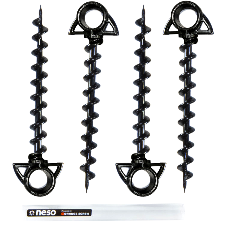 Ground Screw Stakes XL - 4 PK